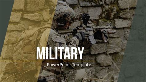 Best Military 2020 PowerPoint template for $24