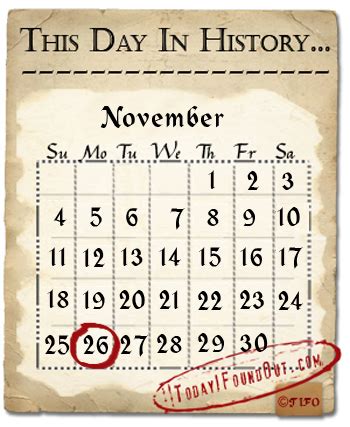 This Day In History: November 26