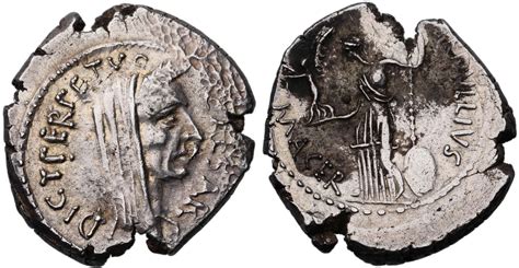 Roman Imperational, Julius Caesar, as Dictator, AR Denarius, 49-44 BC ...