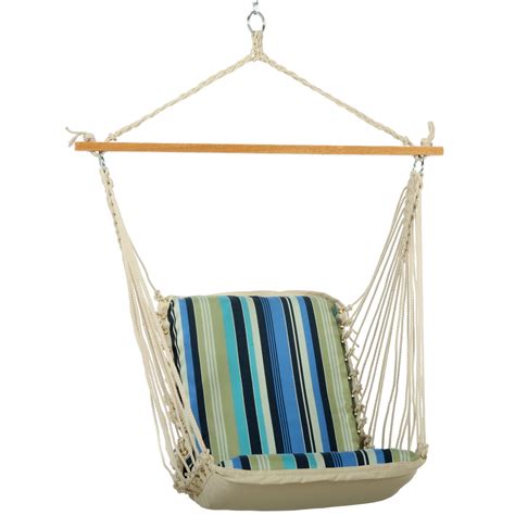 Pawleys Island Beaches Stripe Cushioned Single Hammock Swing - Walmart.com - Walmart.com