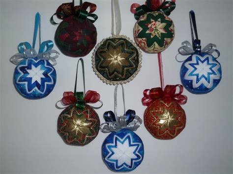 Silly Bean's Idea Space: Quilted Christmas Ornaments