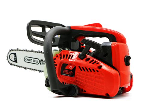 25.4CC Gas Chainsaw Top Handle Gasoline Chainsaws 12'' Bar 1KW 2-Cycle ...