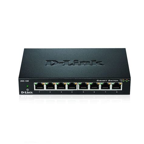 D-Link DGS-108 Un-Managed 8-Port 10/100/1000Mbps Switch-DGS108 - The ...