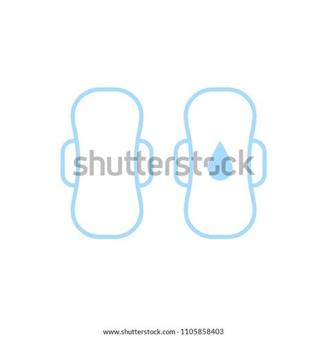 Sanitary Pads Wings Vector Stock Vector (Royalty Free) 1105858403 ...