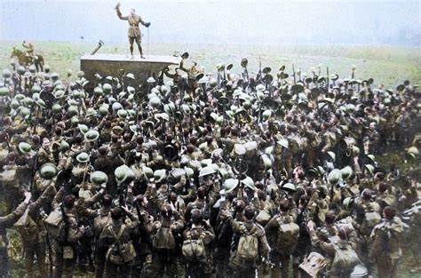 Breathtaking photos from the end of World War One brought to life in colour for the first time ...