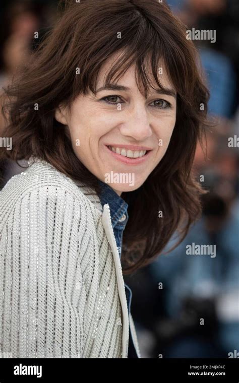 Actress Charlotte Gainsbourg poses for photographers at the photo call for the film 'Lux Aeterna ...