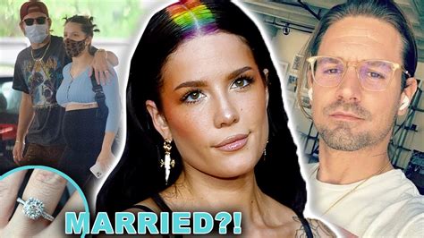 Halsey & Baby Daddy Secretly ELOPED! | Hollywire - YouTube