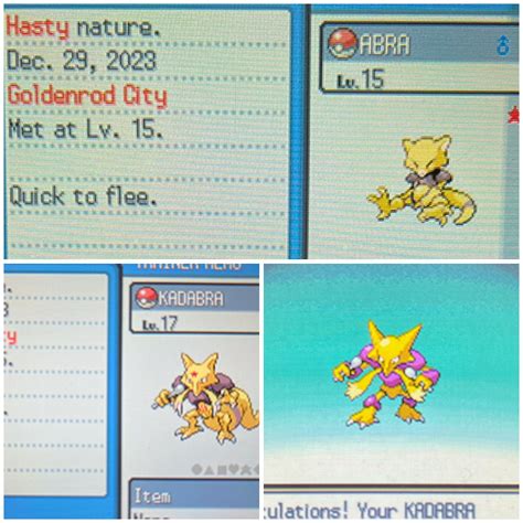 [4] Shiny Game Corner Abra in HG After 5,673 SRs (28,365 Abra Seen ...