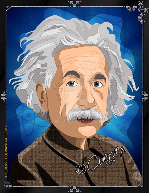 Albert Einstein Cartoon by Cuervex on DeviantArt