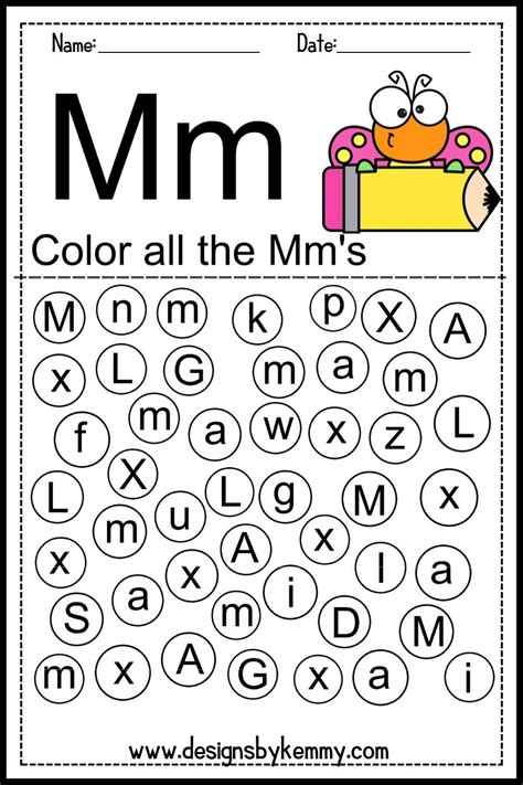 letter m worksheets flash cards coloring pages - letter m worksheets ...