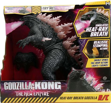 Godzilla x Kong The New Empire Heat-Ray Breath Godzilla Exclusive 12 Remote Controlled RC Figure ...