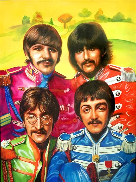 Beatles Sgt. Pepper Painting by Robert Korhonen - Pixels