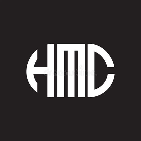 HMC Letter Logo Design on Black Background. HMC Creative Initials ...