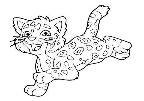 Coloring Pages | Baby Jaguar Coloring Pages