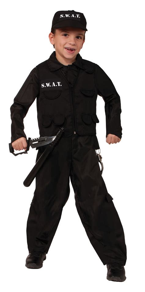 Kids Boys SWAT Police Costume | $33.99 | The Costume Land