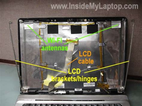 How to remove screen on HP Pavilion dv6000 – Inside my laptop