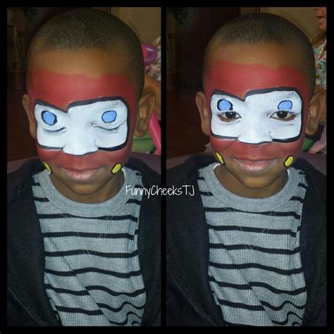 Face painting by FunnyCheeksTJ for a Happy Birthday party - Lightning ...