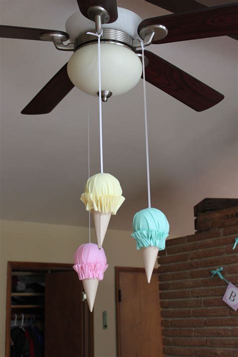 June's Ice Cream Social- DIY Ice Cream Cone Decor | Ice cream social ...