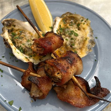 Grilled Bacon Wrapped Oysters (Angels on Horseback) | Emerils.com