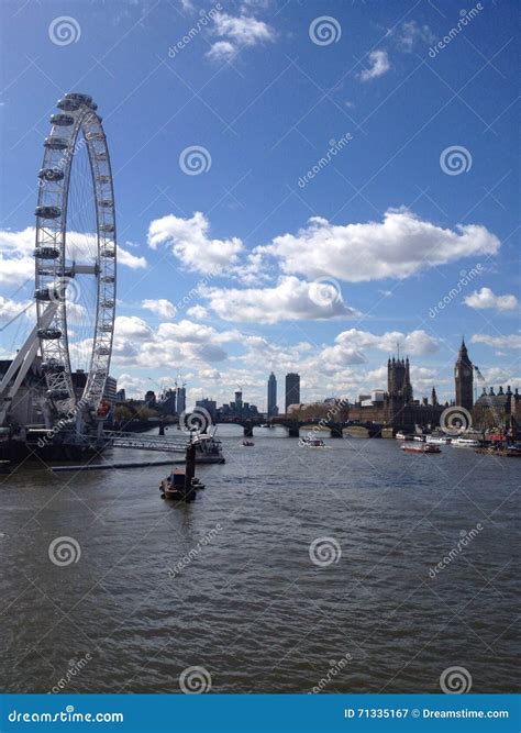 London Eye and Big Ben editorial photography. Image of thames - 71335167