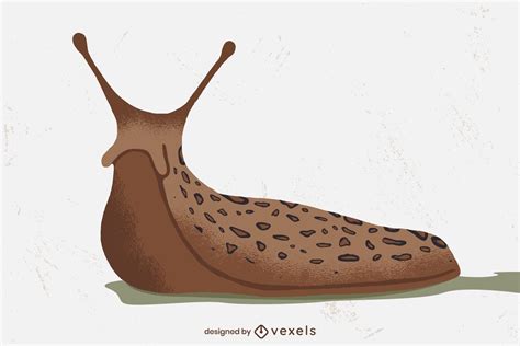 Land Slug Illustration Design Vector Download