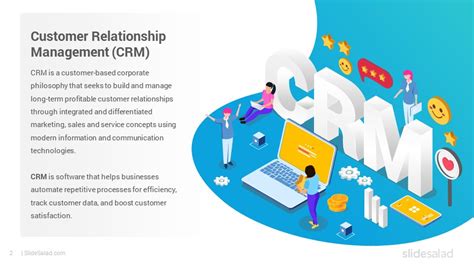 Customer Relationship Management PowerPoint Template Designs - SlideSalad