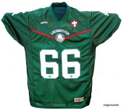 Maglia Verde: Jersey de futebol americano - Palmeiras Locomotives