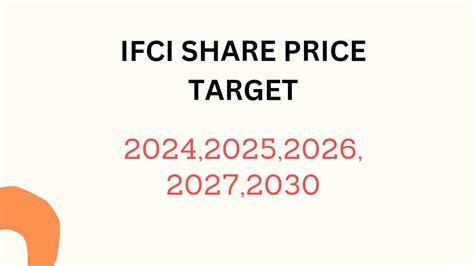 IFCI Share Price Target 2024, 2025, 2026, 2027, 2028, To 2030 - upmspresult