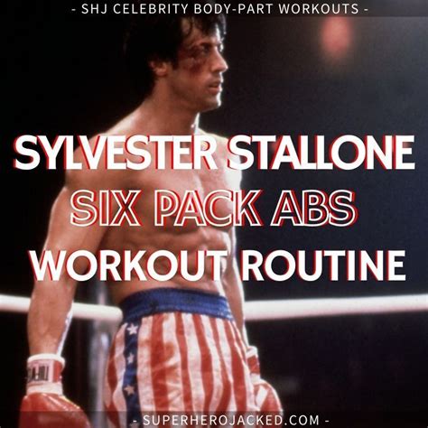 Sylvester Stallone Six Pack Abs Workout Workout Routine For Men ...