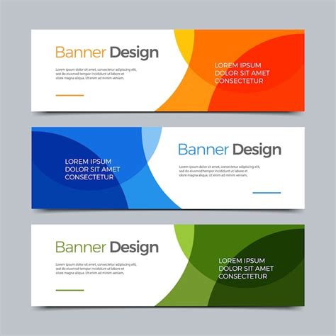 Premium Vector | Vector abstract banner modern web template