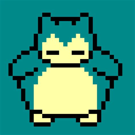 STL file Snorlax PIXELART 3D・3D printer model to download・Cults