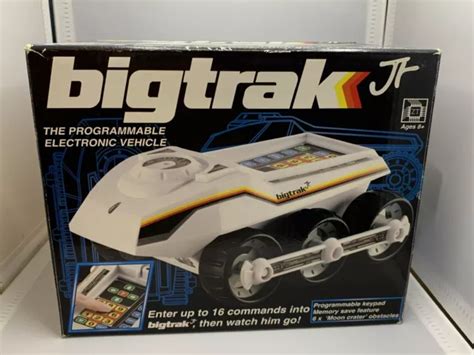 BIG TRAK JR Programmable Electronic Vehicle White Vintage Boxed £24.99 - PicClick UK