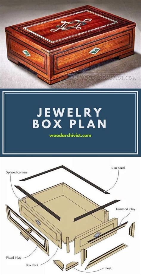 Jewelry Box Plans - Woodworking Plans and Projects | WoodArchivist.com ...