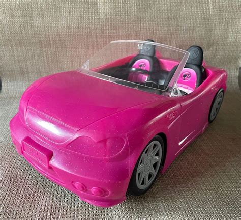 Barbie Pink Car for Barbie Dolls, Hobbies & Toys, Toys & Games on Carousell