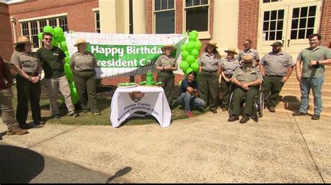 Jimmy Carter celebrates 99th birthday in Plains, Georgia