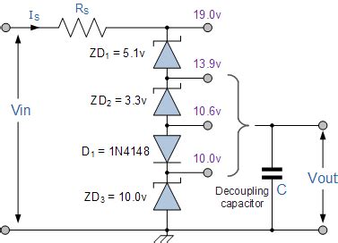 Zener Diode Circuit Diagram - Wiring Diagram