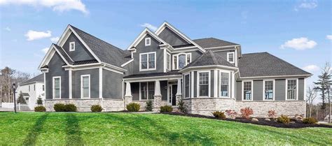 Gray House Color Schemes | Exterior Siding Color Combinations