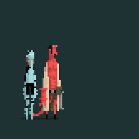 8-bit pixel gifs by dusan cezek animate famous movie moments + comics