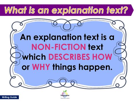 How to Write an Excellent Explanation Text in 5 Simple Steps