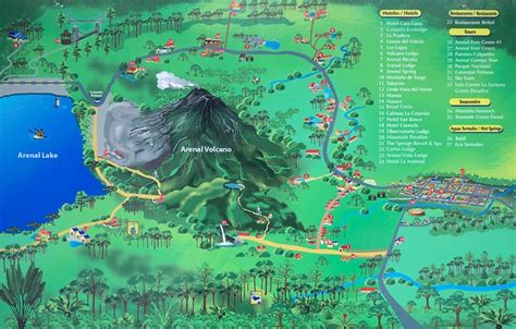 Map Of Arenal Volcano Region | Flickr - Photo Sharing!