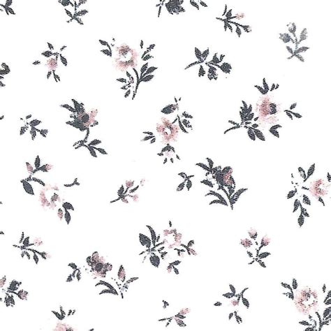 Pink and Dark Chocolate Floral Fabric by Fabric Finders