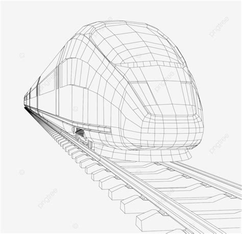 Train Outline Vector Communication Innovation Railway Vector, Communication, Innovation, Railway ...