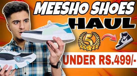 Best Budget Sneakers/Shoes Under ₹500 😱 | Meesho Shoes Haul - YouTube