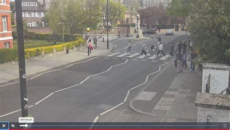 Abbey Road crossing live webcam - Spudart