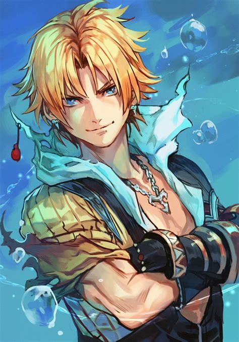 Tidus, by @click_burgundy on Twitter : r/FinalFantasy