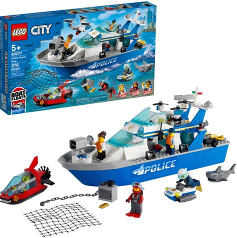 LEGO City Police Patrol Boat 60277 6332434 - Best Buy