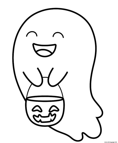 Ghost Coloring Pages