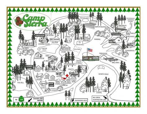 Camp Sierra Map – Camp Sierra