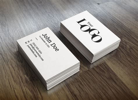 corporate mockup free Card business realistic mockup mock | hoodiemockup