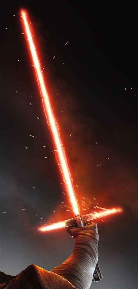 Kylo Ren's lightsaber | Star wars geek, Kylo ren, Star wars wallpaper